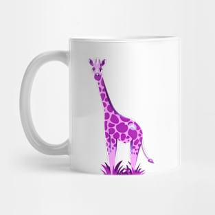 Purple giraffe Mug